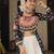 Black & Off White Kora Cotton 12 Meter Frill Stitched Chaniya Choli For Navratri Set  with Dori Latkan