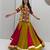 Mustard Yellow Pure Cotton Kediyu Chaniya Choli For Navratri Set with Traditional Kutchi Embroidery Work for Women