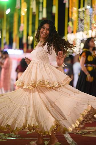 Premium Off White Pure Cotton Chaniya Choli For Navratri Set, Haldi, Festive & Traditional Wear