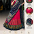 Red Kalamkari Print Tussar Silk blend  Lehenga Choli with Foil Work & Gotta Patti Dupatta