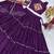 Purple Navratri Gamthi Work Cotton Blend Lehenga Choli with Designer Koti For Garba