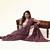 Maroon wine ajrakh printed cotton saree