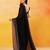 Black stripes handloom khadi saree