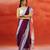 Wine grey handloom khadi saree