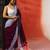 Wine grey handloom khadi saree