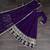 purple faux georgette readymade anarkali suit with embroidery & Sequin work