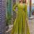 mustard chinon readymade suit with embroidery & Sequin work