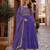 lavender georgette readymade anarkali suit with embroidery & Sequin work