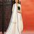 Ivory handloom khadi saree