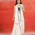 Ivory handloom khadi saree