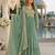 pista vichitra silk blend readymade anarkali suit with embroidery & sequence work