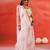 Ivory floral printed handloom khadi saree