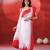 White red handloom khadi saree