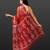 Crimson red handloom jamdani saree