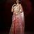 brown red handloom jamdani saree