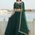 Green Art Silk Zari Sequin Embroidery Work Lehenga Choli