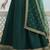 Green Art Silk Zari Sequin Embroidery Work Lehenga Choli