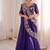 Purple Color Embroidery sequin Work Silk Blend Lehanga Choli Set