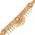 Gold plated faux ruby faux emerald studded ethnic belly chain kamarbandh jewellery gift for women girls