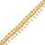 Gold plated faux ruby faux emerald & lariya studded belly chain kamarbandh jewellery for women