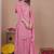 Pink georgette   party wear embroidery   sharara suit set