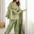 sage green embroidered kurta set with dupatta & patiala pants