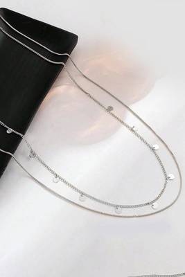 Silver plated 2 layer fancy waist chain belly chain kamarbandh jewellery for women 1