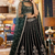 Green Georgette Zari Sequin Embroidery Work Lehenga Choli