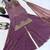 Purple Color Sequence And  Embroidery Work, Zari Work Silk Blend Saree
