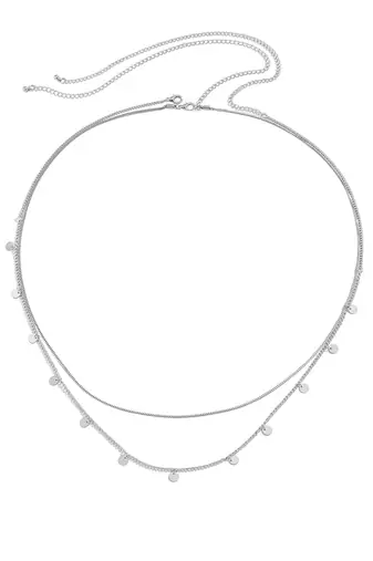 Silver plated 2 layer fancy waist chain belly chain kamarbandh jewellery for women
