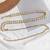 Gold plated pearl studded dress waist belt kamar bandh belly chain jewellery for women