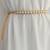 Gold plated pearl studded dress waist belt kamar bandh belly chain jewellery for women