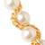 Gold plated pearl studded waist belt kamar bandh belly chain elegant dress accessory