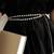 Silver plated faux pearl belly chain kamar bandh waist chain belt body chain