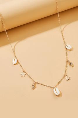 Gold plated sea shell star tassel waist belly chain fancy kamarbandh belt jewellery for women 1