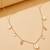 Gold plated sea shell star tassel waist belly chain fancy kamarbandh belt jewellery for women
