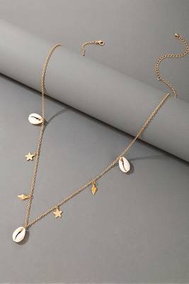 Gold plated sea shell star tassel waist belly chain fancy kamarbandh belt jewellery for women 3