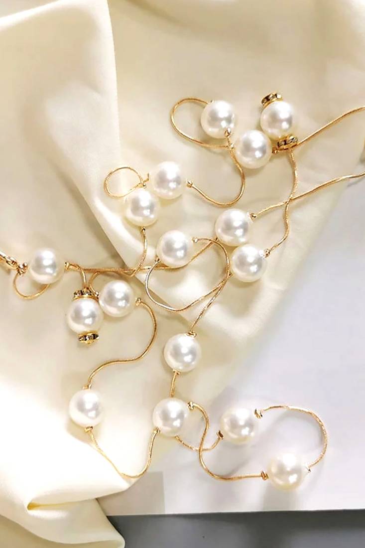 Gold plated beads waist chain kamarbandh fashionable & trendy belly chain jewellery for women