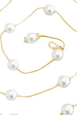 Gold plated beads waist chain kamarbandh fashionable & trendy belly chain jewellery for women 3