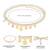 2 layer gold plated waist chain kamar bandh with white beads & coin tassels jewellery gift
