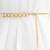 Gold plated white small beads braided waist belt kamar bandh jewellery stylish gift for women