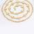 Gold plated flower style pearl belly chain body chain jewellery for women & girls