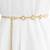 Gold plated flower style pearl belly chain body chain jewellery for women & girls