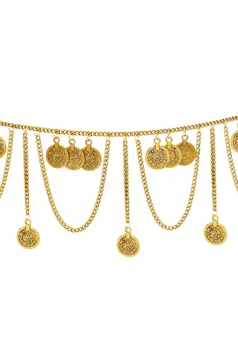 Gold plated taditional layer body chain belly chain kamarbandh waist chain belt dress
