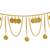 Gold plated taditional layer body chain belly chain kamarbandh waist chain belt dress