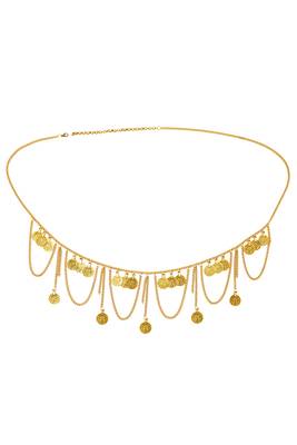 Gold plated taditional layer body chain belly chain kamarbandh waist chain belt dress 5