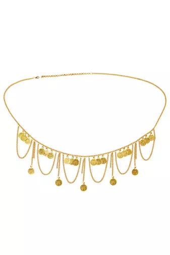 Gold plated taditional layer body chain belly chain kamarbandh waist chain belt dress