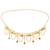 Gold plated taditional layer body chain belly chain kamarbandh waist chain belt dress