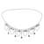 Silver plated taditional layer body chain belly chain kamarbandh waist chain belt dress