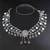 Silver plated crystal studded ethnic kamarbandh belly chain wrist belt jewellery for women